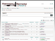 Tablet Screenshot of harmony-remote-forum.de